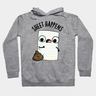 Sheet Happens Funny Paper Puns Hoodie